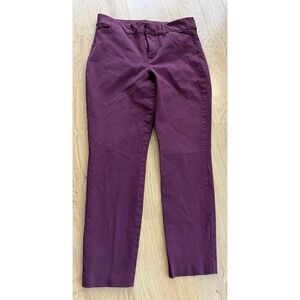 Old Navy Women's Pants Size 6 Purple Pixie "High Rise" Skinny